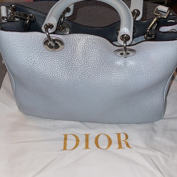 Preloved Dior VIP grey satchel excellent condition comes with dust bag . - Picture 8 of 14